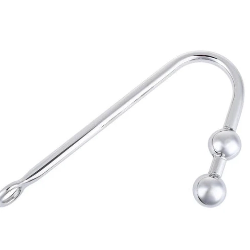 Balls 4417 Steel Anal Stainless Hook Two Pleasurable 0702